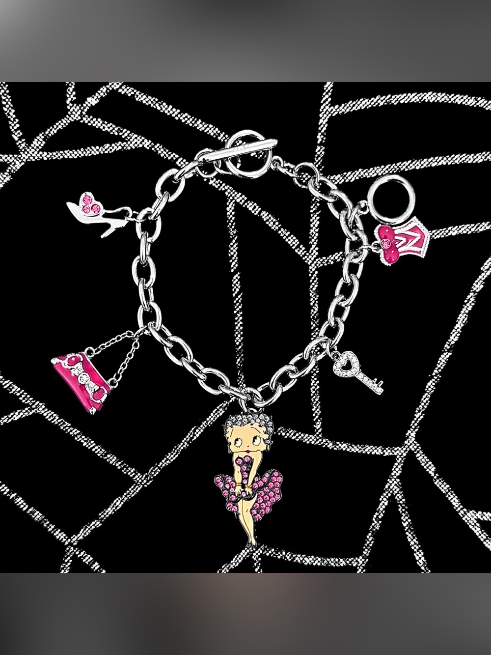 Betty Boop Charm Bracelet
